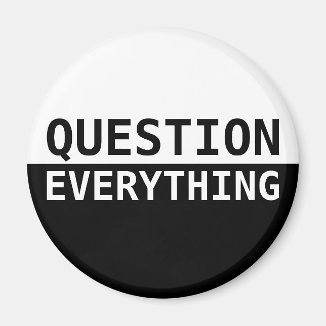 Alles befragen magnet (Vorne)