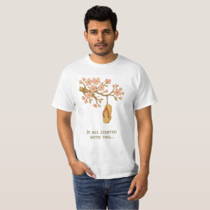 Alles begann mit diesem - lustige Ghibli Stil Meme T-Shirt
