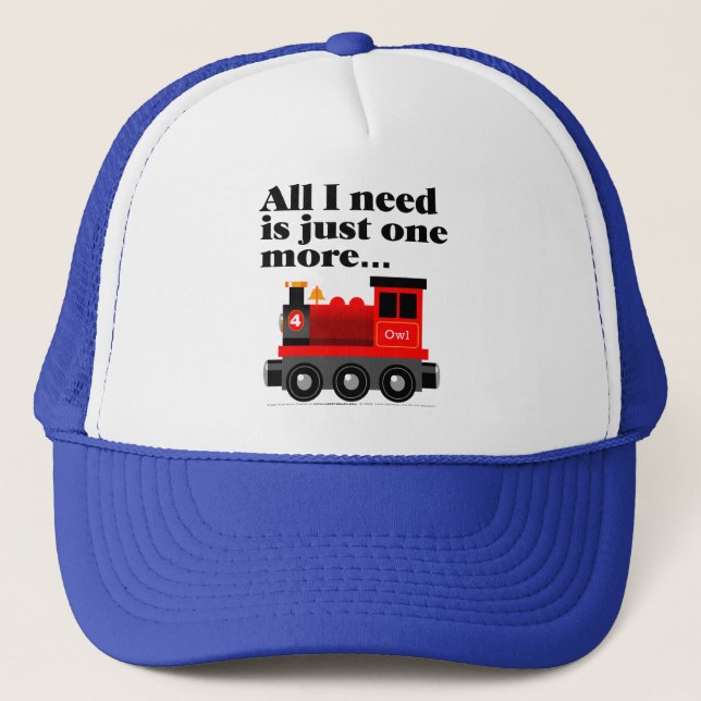 Alles, das ich benötige, ist gerade eins mehr… truckerkappe (Vorderseite)