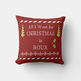 Alles, das ich für Weihnachten will, ist Kissen
