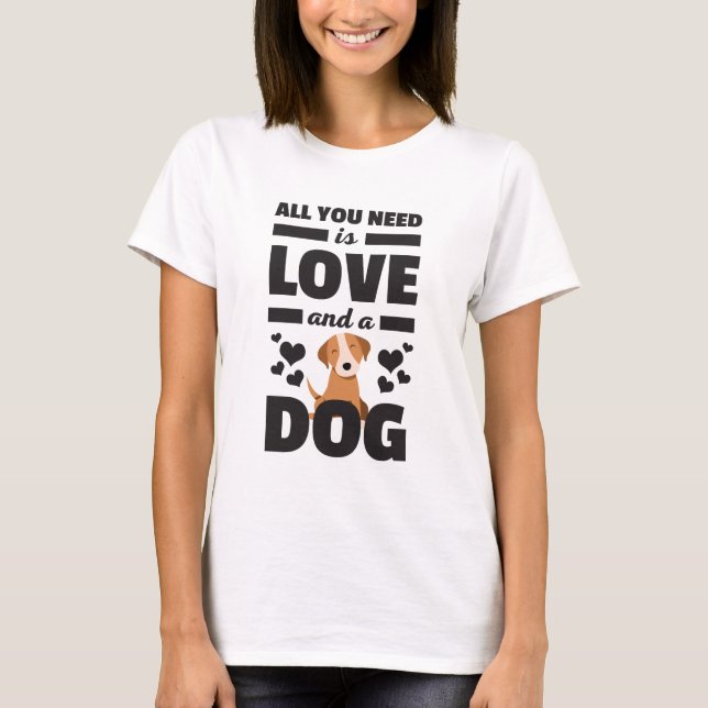 Alles, das Sie benötigen, ist Liebe und ein T-Shirt (Vorderseite)