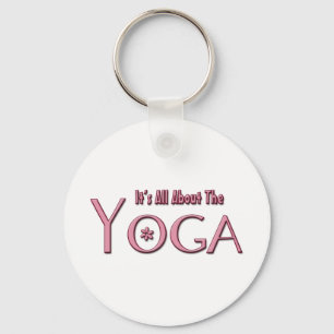 Alles dreht sich um den Yoga Schlüsselanhänger