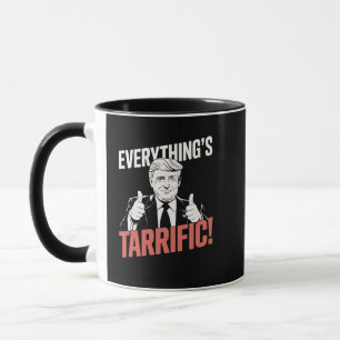 Alles Drehte Anti-Tarrfis-Maßnahmen Tasse