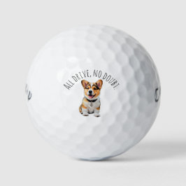 'Alles Drive, Kein Zweifel' Selbstbewusstsein Humo Golfball