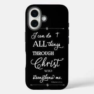 Alles durch Christus - Philipper 4:13 iPhone 16 Hülle