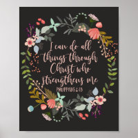 Alles durch Christus Philippians Bibelverse
