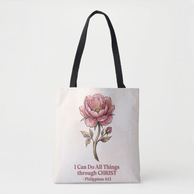 Alles durch Christus Tasche (Vorderseite)