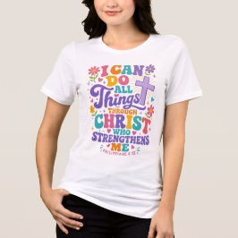 Alles durch Christus Tri-Blend Shirt