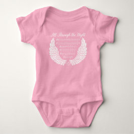 Alles durch den nächtlichen Baby Jersey Bodysuit Strampler