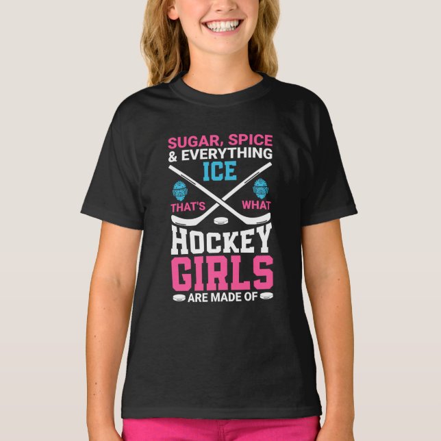 Alles Eishockey Girls T-Shirt (Vorderseite)
