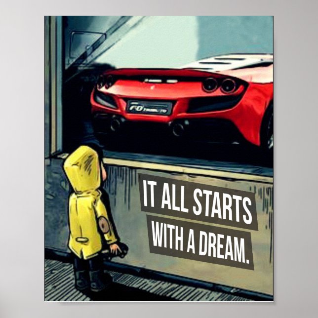 Alles fängt mit einem Motivierend Angebot an Poster (Vorne)