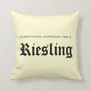 Alles für einen Riesling - Wein-Reihen-Kissen Kissen