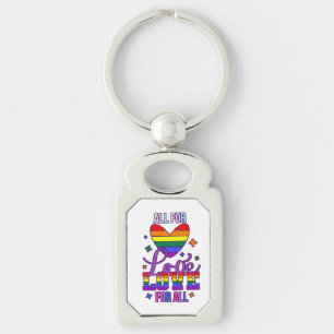 Alles für Liebe Liebe für Alle - LGBTQ+ Stolz Schlüsselanhänger