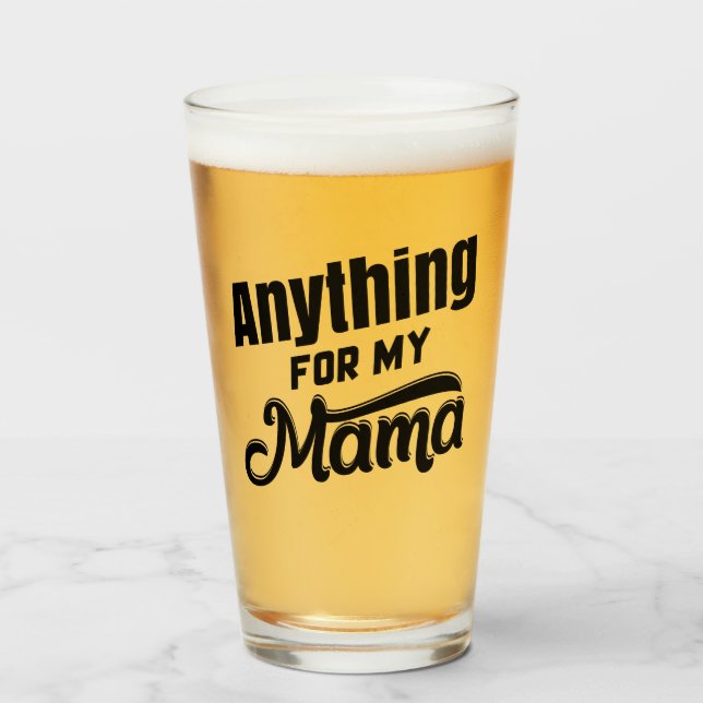 Alles für meine Mama Glas (Vorne (Gefüllt))