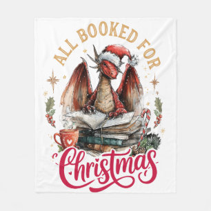 Alles gebucht für den Weihnachtsdrache Fleecedecke