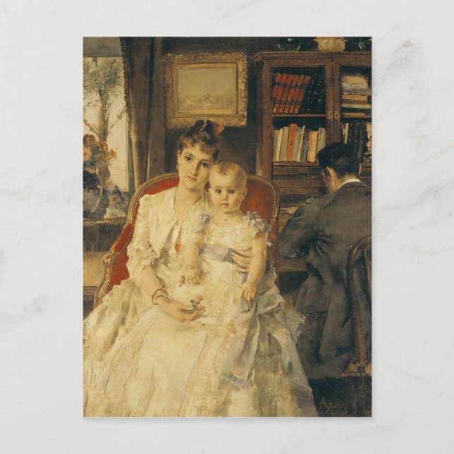 Alles Glück c.1880 Postkarte (Vorderseite)