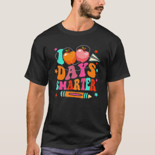 Alles Gute 100 Tage klüger Retro 100. Schultag T T-Shirt