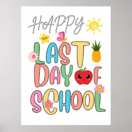 Alles Gute am letzten Schultag Poster