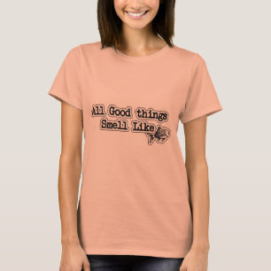 Alles Gute duftet wie Fish Funny Fishing T-Shirt