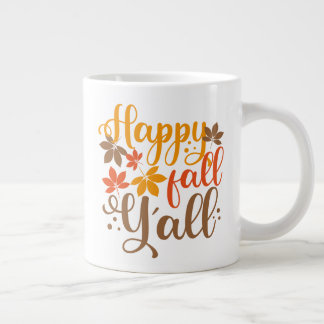 Alles Gute fällt Y'all Jumbo-Tasse