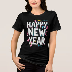 Alles Gute für das neue Jahr 2025 - T - Shirt für