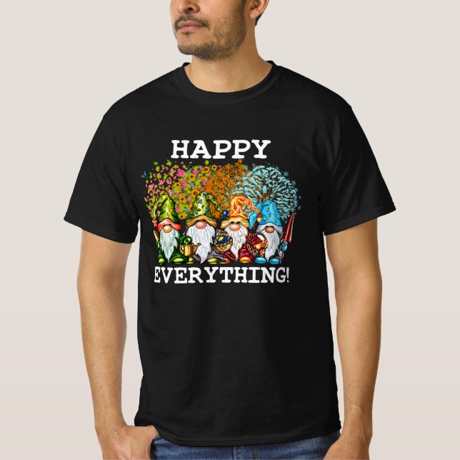 Alles Gute Gnomies Gnomes Weihnachten T-Shirt (Vorderseite)