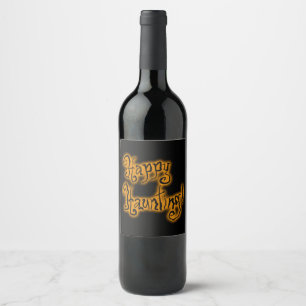 Alles Gute! Halloween Weinetikett