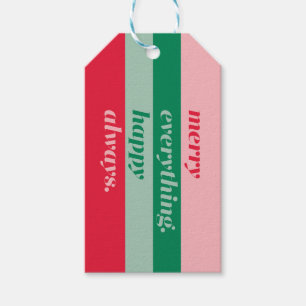 Alles Gute ist immer gestreift Geschenkanhänger