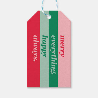Alles Gute ist immer gestreift Geschenkanhänger
