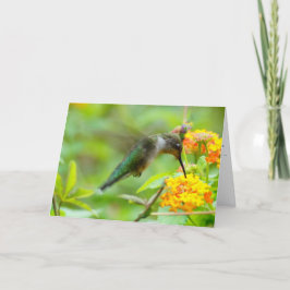 Alles Gute kommt von oben Dankeskarte