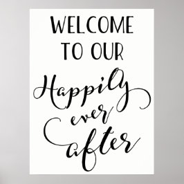 Alles Gute nach dem Poster, Hochzeitsfeier Poster