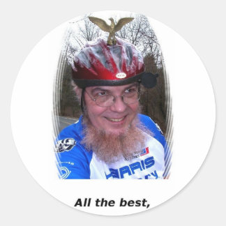 Alles Gute, Runder Aufkleber
