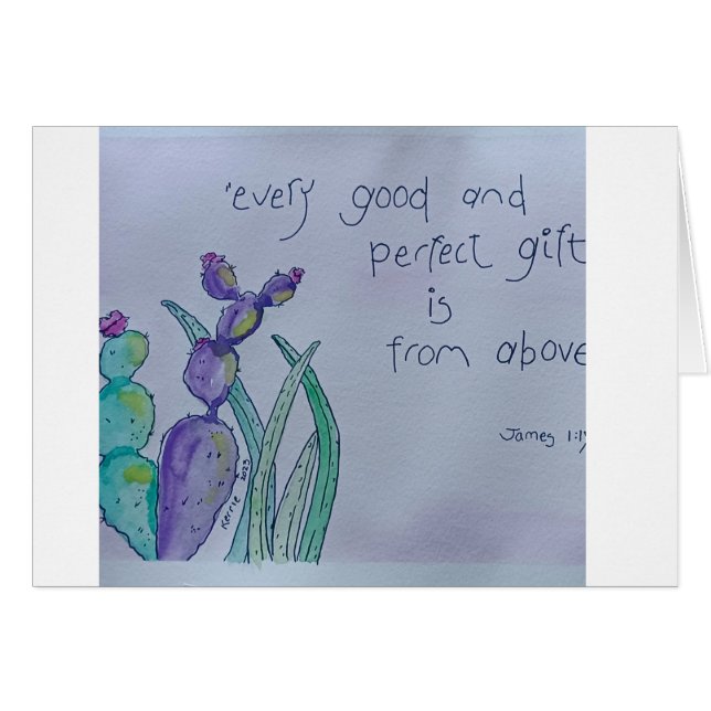 Alles Gute und Perfekte Geschenk (Vorderseite (Horizontal))