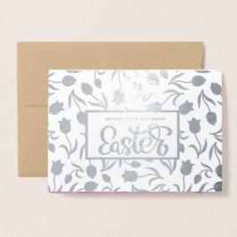 Alles Gute zu Ostern. Frühlingshaltemalerei Folienkarte