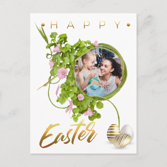 Alles Gute zu Ostern. Ihr Foto. Personalisiere. Postkarte (Vorderseite)
