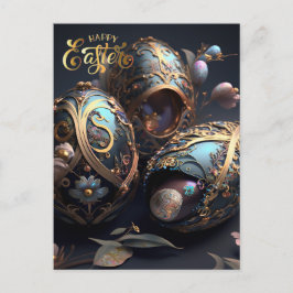 Alles Gute zu Ostern. Magische Ostereier Postkarte