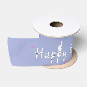 Alles Gute zu Ostern. Satinband
