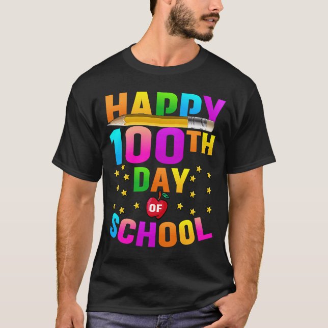 Alles Gute zum 100. Schultag 2023 T-Shirt (Vorderseite)