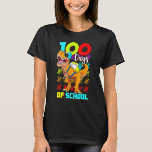 Alles Gute zum 100. Schultag Dinosaurier 100 Tage T-Shirt