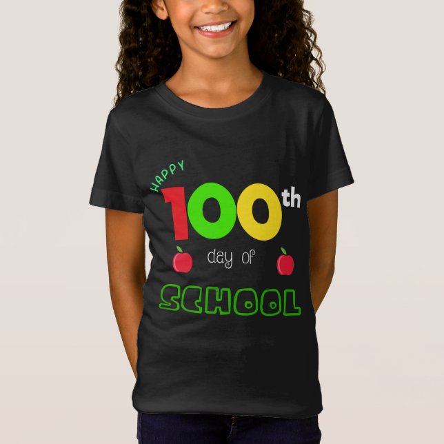 Alles Gute zum 100. Schultag T-Shirt (Vorderseite)