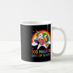 Alles Gute zum 100. Schultag Unicorn 100 magische Kaffeetasse