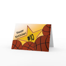 Alles Gute zum 10. Geburtstag, Basketball Star!