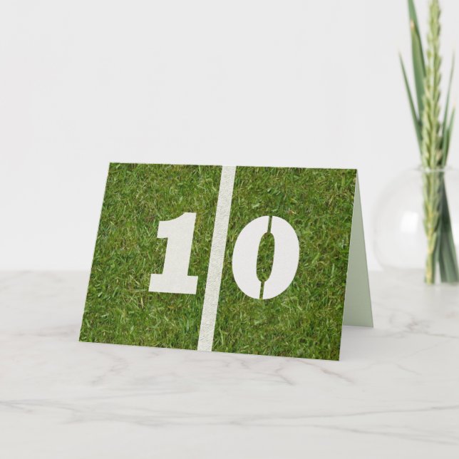 Alles Gute zum 10. Geburtstag! Karte (Vorderseite)