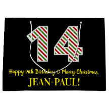 Alles Gute zum 14. Geburtstag & Frohe Weihnachten,