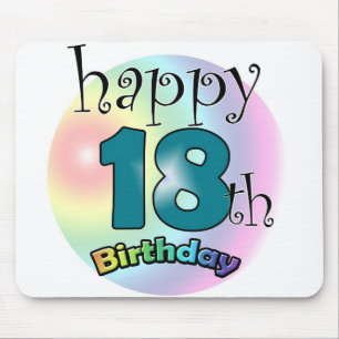 Alles Gute zum 18. Geburtstag Mousepad