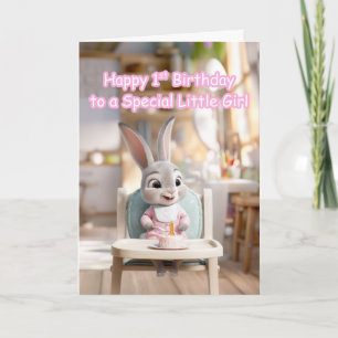 Alles Gute zum 1. Geburtstag, besonderes kleines M Karte