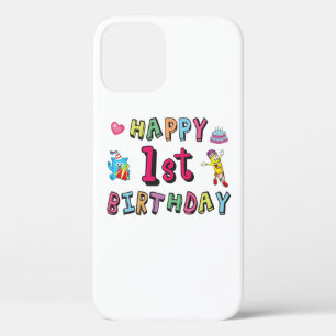 Alles Gute zum 1. Geburtstag für 1-jährige Kinder Case-Mate iPhone Hülle