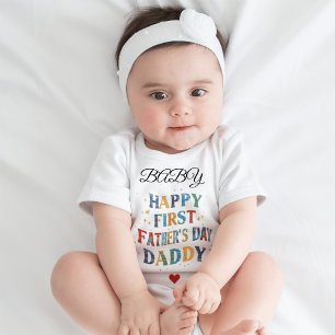 Alles Gute zum 1. Vatertag, Papa! Einzigartige G Kleinkind T-shirt