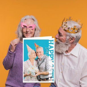 Alles Gute zum 25. silbernen Hochzeitstag Fotokart Dankeskarte