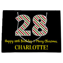 Alles Gute zum 28. Geburtstag & Frohe Weihnachten,